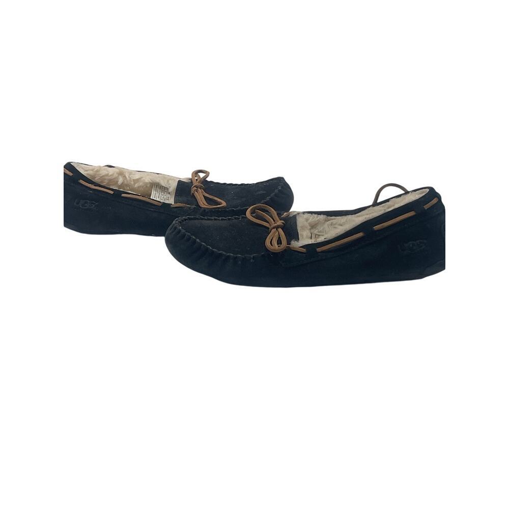 UGG Australia Black Suede Slippers Women’s Size 7